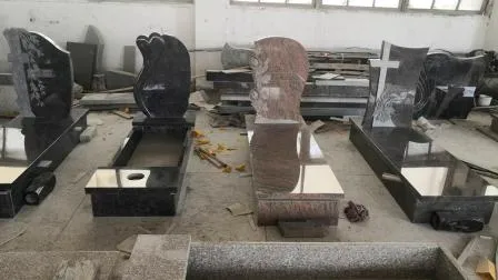 Noir/gris/rouge/bleu/vert/violet/granit blanc/marbre/mémorial/cimetière/jardin pierre tombale/monument (style européen/américain/chinois/japonais/russe)