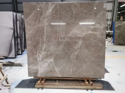 Dalles de porcelaine de sol en marbre de qualité supérieure pour mur intérieur Chine prix d'usine décoration polie en marbre gris